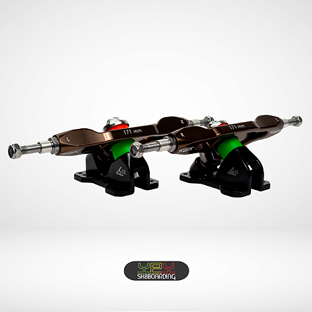 Setup 171mm - Eixos Bronze Camaleão / Base Preta 51°/35° - Kit 50