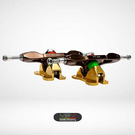 Setup 171mm - Eixos Bronze Camaleão / Base Ouro Fiquei Rico 45°/35° - Kit 49
