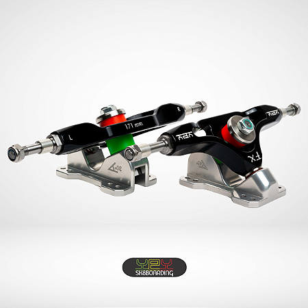 Setup 171mm - Eixos Preto / Base Prata 45°/30° - Kit 44