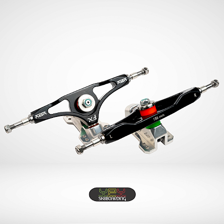 Setup 186mm - Eixos Preto / Base Prata 51°/30° - Kit 83
