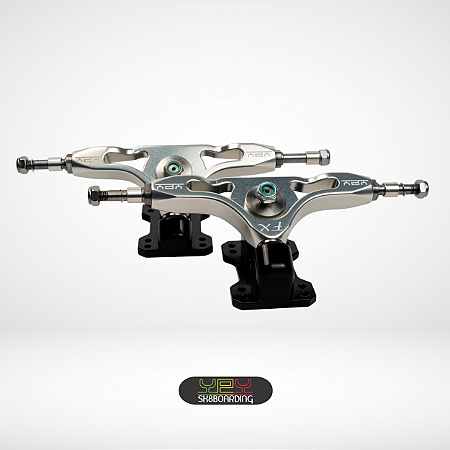 Setup 171mm - Eixos Prata e Bases 45°/30° Pretas - Kit 04