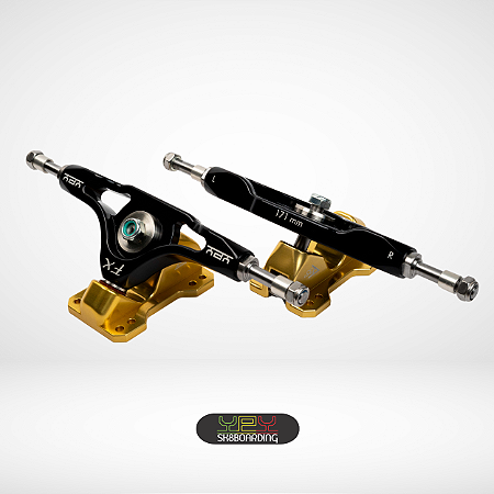 Setup 171mm - Eixos Preto e Bases 51°/35° Ouro Fiquei Rico - Kit 39