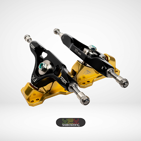 Setup 171mm - Eixos Preto e Bases 51°/35° Ouro Fiquei Rico - Kit 23