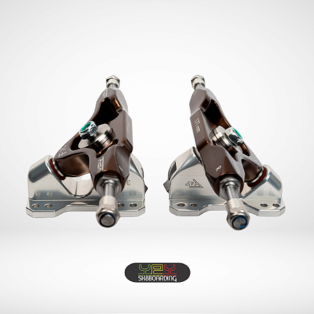 Setup 171mm - Eixos Bronze Camaleão e Bases 51°/35° Prata - Kit 21