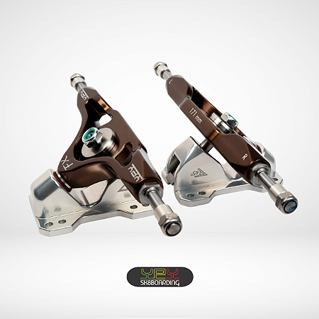 Setup 171mm - Eixos Bronze Camaleão e Bases 51°/35° Prata - Kit 05