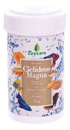 Ração Poytara Ciclídios Magna 100 Gramas