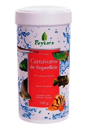 Ração Poytara Carnívoros De Superfície 310 G