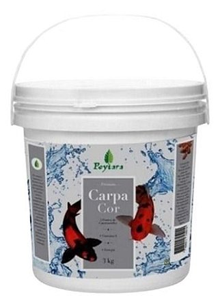 Ração Poytara Carpa Cor 3 Kg P/peixe De Lago (balde)