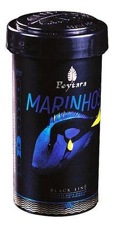 Ração Poytara Marinhos  Pellets M 1,5mm 120g Black Line