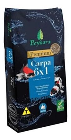 Ração Poytara Carpa Premium 6x1 - 6 Kg