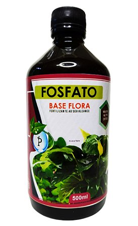 Fertilizante Fosfato p/aquários 500 ml Base Flora