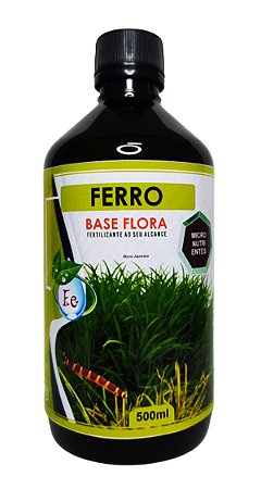 Fertilizante Líquido Ferro P/aquários 500 Ml Base Flora