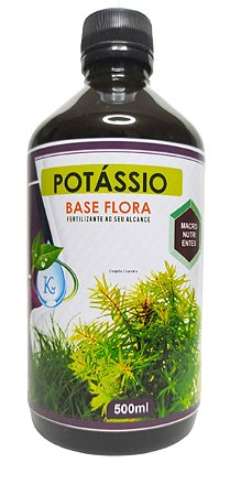 Fertilizante Potássio P/aquários 500 Ml Base Flora