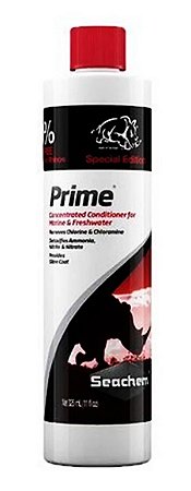 Seachem Prime 325 ml Remove Amônia, Cloro E Metais Pesados