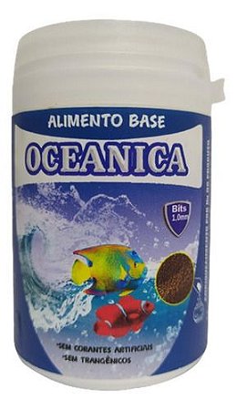 Ração Maramar Oceanica 30 G Bits 1mm Peixe Marinhos