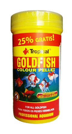 Ração Tropical Kinguios Goldfish Colour 45 Gramas