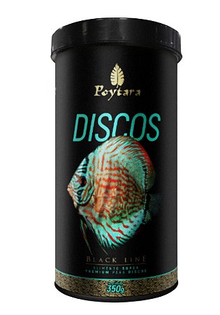 Ração Poytara Discos 350 Gramas Blak Line