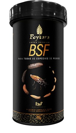 Ração Poytara P/Peixes BSF Black Soldier Fly Granulado 75 G