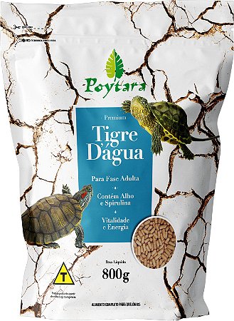 Ração Poytara Tigre D`Água Bag 800 gramas