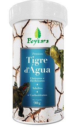 Ração Poytara Tigre D`Água 90 gramas