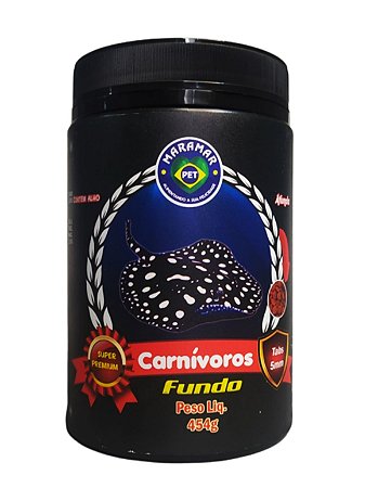 Ração Maramar Carnívoros De Fundo 5mm - 454 Gramas