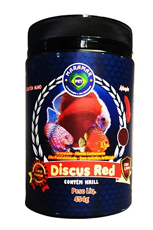 Ração Maramar Top Discus Red 454 Gramas 1,5mm C/alho