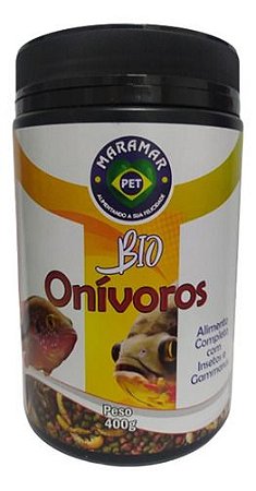 Ração Maramar Premium Bio Onívoros C/insetos E Gammarus 400g