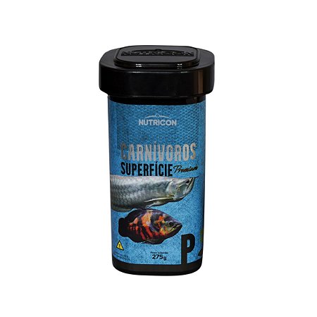 Ração Nutricon Carnívoros de Superfície Sticks P 275 Gramas