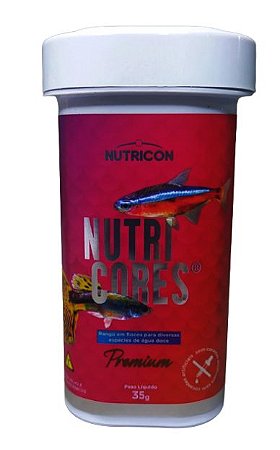Ração P/Peixes Nutricon Nutricores 35 Gramas