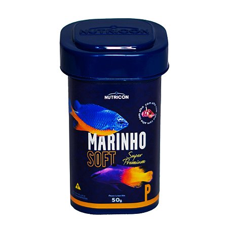 Ração P/Peixes Nutricon Marinho Soft P 50 Gramas