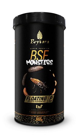 Ração Poytara BSF Monsters Floating P 300 gramas