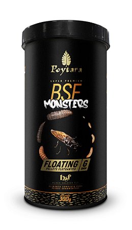 Ração Poytara BSF Monsters Floating G 300 gramas