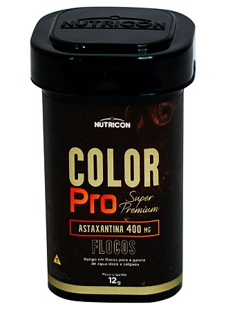 Ração P/Peixes Nutricon Color Pro Super Premium 12 Gramas