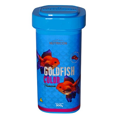 Ração P/Peixe Nutricon Goldfish Color Premium 300 gramas