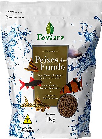 Ração Poytara Para Peixes De Fundo 1 kg