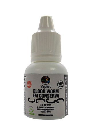 Yepist Slim Blood Worm em Conserva P/Peixes 2 Gramas