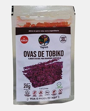 Yepist Ovas de Tobiko em Conserva P/Peixes 20 Gramas