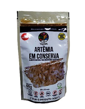 Yepist Cisto de Artêmia em Conserva P/Peixes 60 Gramas