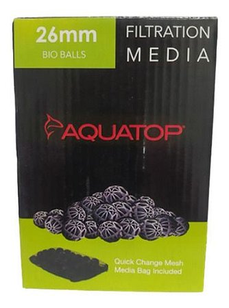 Bio Ball Aquatop 40 Unidades 26 Mm C/bolsa Lago Ou Aquários