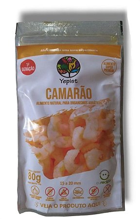 Yepist Camarão em Conserva 80 Gramas Alimento Natural
