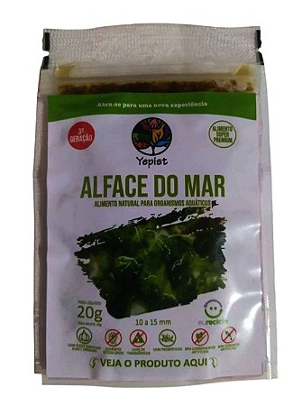 Yepist Alface do Mar 20 g Alimento Natural