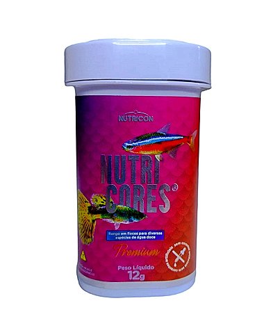 Ração P/Peixes Nutricon Nutricores 12 Gramas