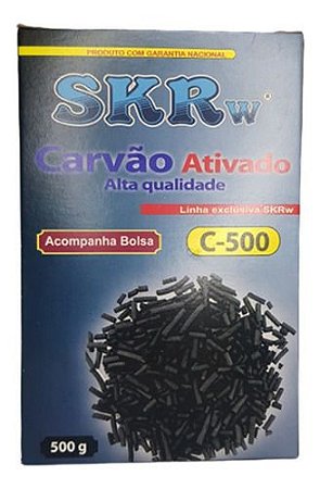 Carvão Ativado Skrw Peletizado C/bolsa 500 Gramas