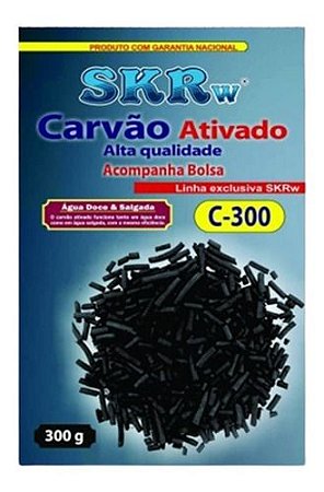 Carvão Ativado Skrw Peletizado C/bolsa 300 Gramas