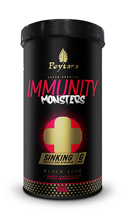 Ração Monsters Immunity Sinking G Black Line 500 Gr Poytara