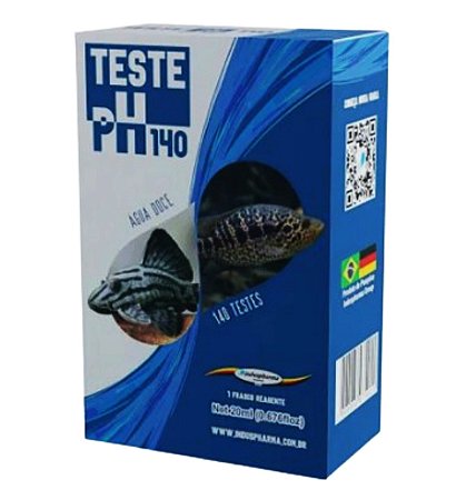 TESTE DE PH ÁGUA DOCE 140 TESTE INDUSPHARMA