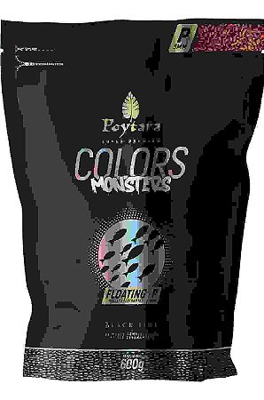 Ração Poytara Black Colors Monsters Floating P 600 Gramas