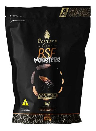 Ração Poytara Bsf Monsters Floating P 600 Gramas
