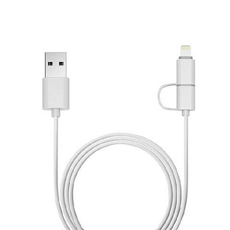 Cabo USB Iphone 5/6 USB-UL3000WH 1Mts Branco - Plus Cable