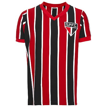 Camisa do São Paulo de 1977 a 1980 Listrada- Retro Ofical Athleta